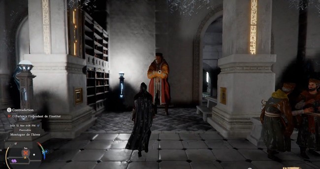 Parler à l'intendant de l'institut Crimson Desert