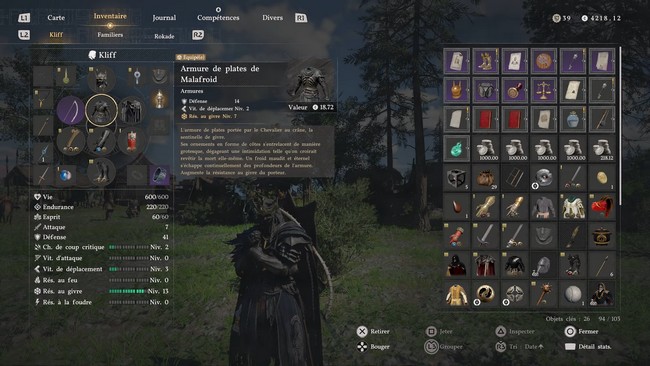 Armure de Plates de Malafroid