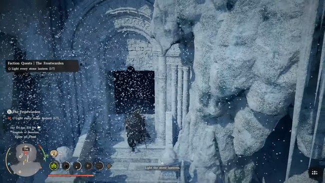 accéder à la Flèche de Givre dans Crimson Desert