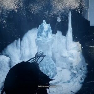 allumer chaque lanterne de pierre de la tour Flèche de Givre dans Crimson Desert