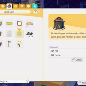 crafter un fourneau dans Pokémon Pokopia