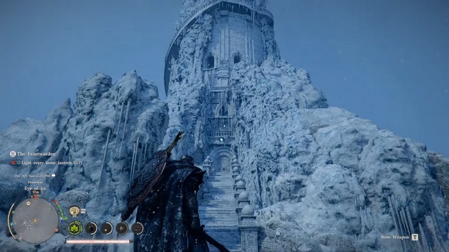 emplacement Oeil de glace dans Crimson Desert