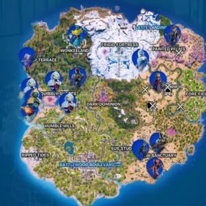emplacements des PNJ dans Fortnite Chapitre 7 Saison 2