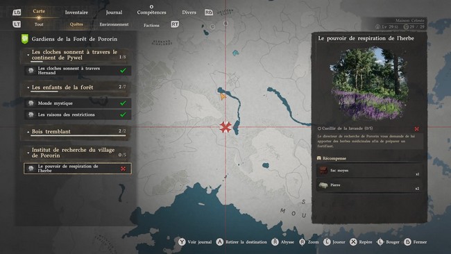 le pouvoir de respiration de l'herbe Crimson Desert