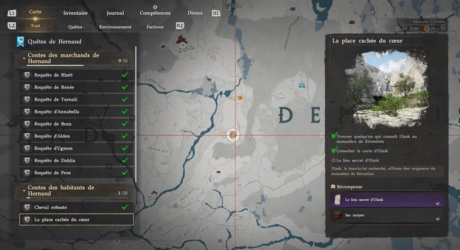 trouver le lieu secret d'Ulzok dans Crimson Desert