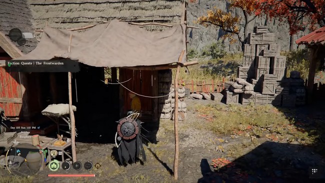 récupérer la quête La sentinelle de givre Crimson Desert