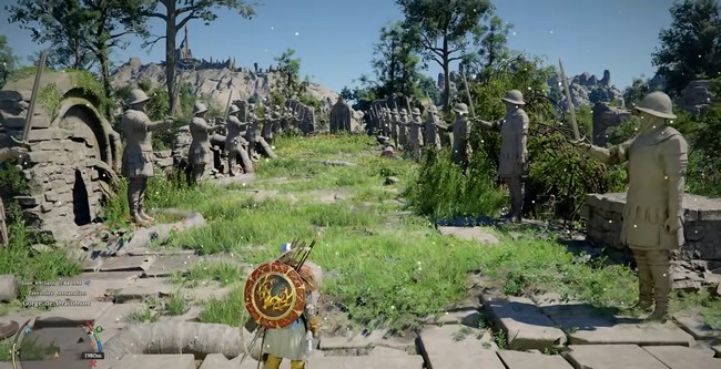 énigme des Ruines de la Gorge de Dracomort dans Crimson Desert