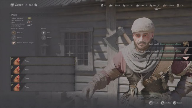 Ranch joue un rôle essentiel dans la récolte des ressources