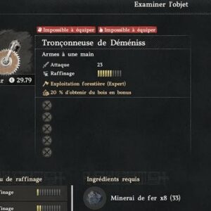 améliorer la tronçonneuse