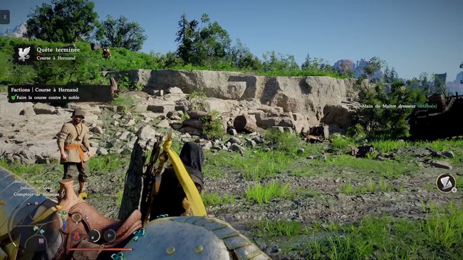 Main du maître Dresseur