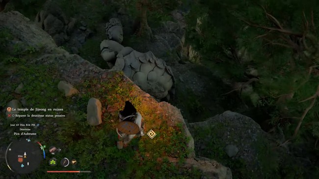 Réparer la deuxième statue pensive dans Crimson Desert
