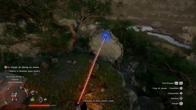 Réparer la deuxième statue pensive dans Crimson Desert