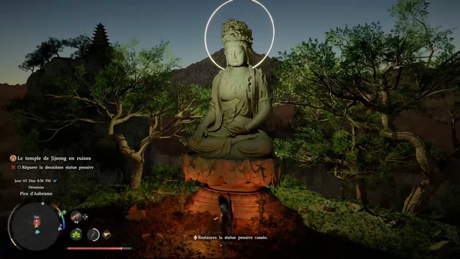 Réparer la deuxième statue pensive dans Crimson Desert