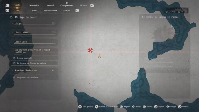 Réparer la deuxième statue pensive dans Crimson Desert