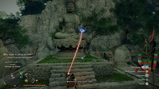 Coup de paume : Transférer