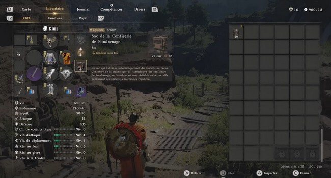 Sac de la Confiserie de Fondrenage Crimson Desert