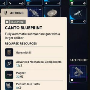 Schéma du Canto (blueprint)