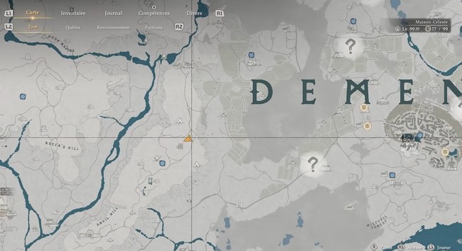 emplacement noyau d’alimentation