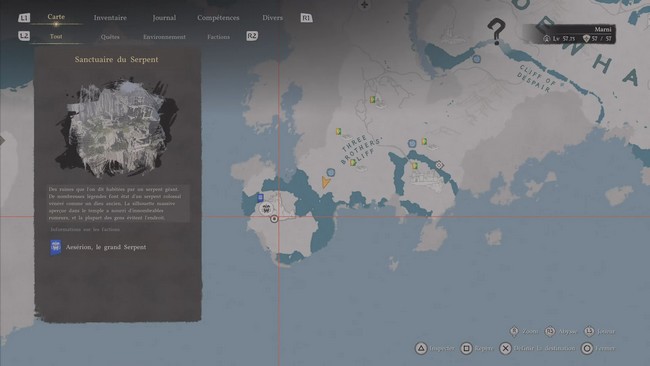 emplacement Écaille d'Aesérion de  Crimson Desert