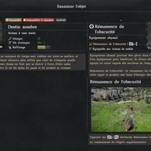 rémanence de l'obscurité