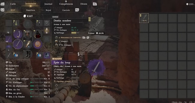 rémanence de l'obscurité