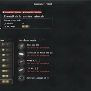 Éventail de la Sorcière Orientale- Crimson Desert