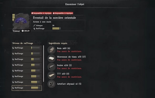 Éventail de la Sorcière Orientale- Crimson Desert