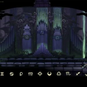 Touches de l’orgue de Notre-Dame avec les symboles du zodiaque dans Castlevania