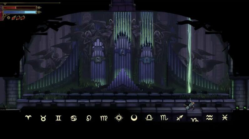 Touches de l’orgue de Notre-Dame avec les symboles du zodiaque dans Castlevania