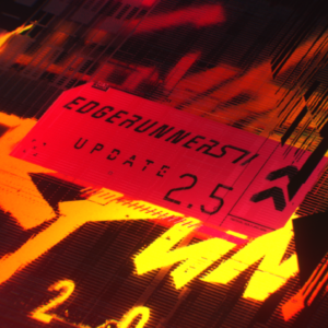 Visuel officiel de la mise à jour Edgerunners 2 de Cyberpunk 2077