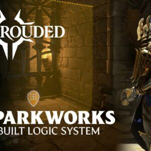 Visuel officiel Sparkworks montrant un mécanisme dans Enshrouded