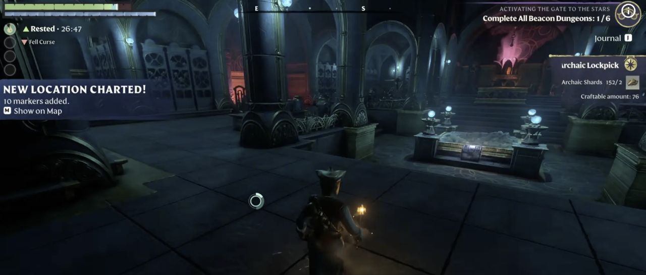 Suivi de la quête de la porte des étoiles : un donjon des balises terminé sur six