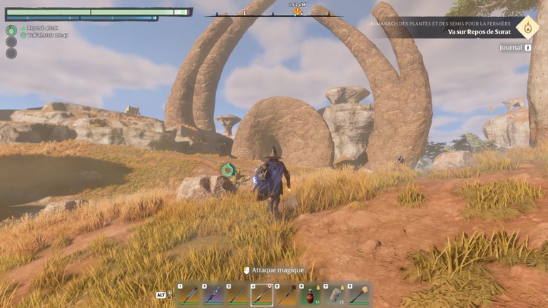 Côtes et vertèbres d’un squelette géant à miner dans Enshrouded