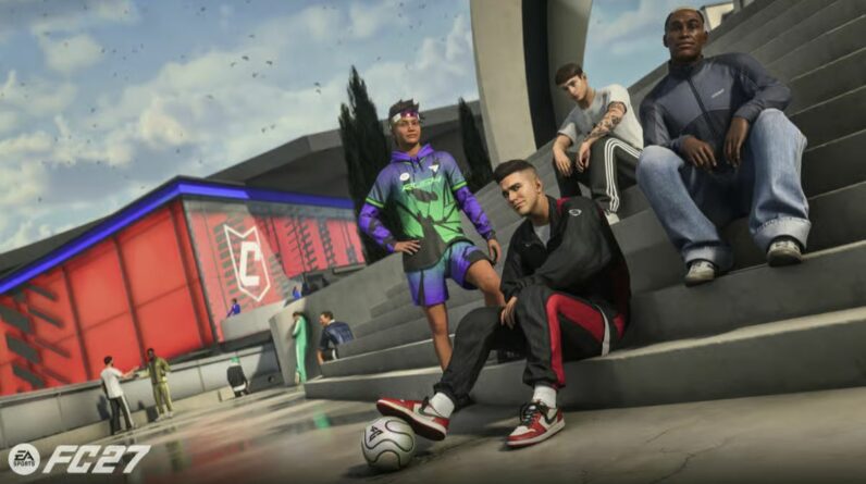 Athlètes du mode Clubs de FC 27 dans The Grounds