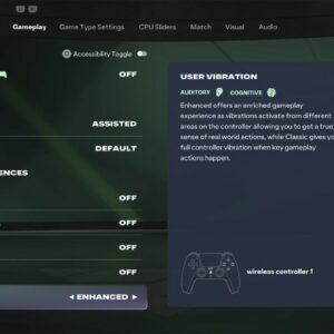 Réglages de la manette et du sprint analogique dans FC 27