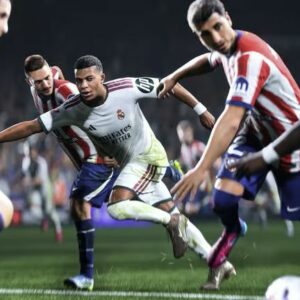 Mbappé et Vinicius en phase offensive dans FC 27