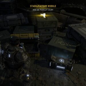 Mod de pistolet court obtenu dans un étui rigide de Gears of War E-Day