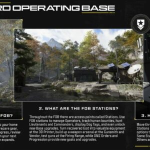 Présentation de la base opérationnelle avancée de DMZ et de ses stations