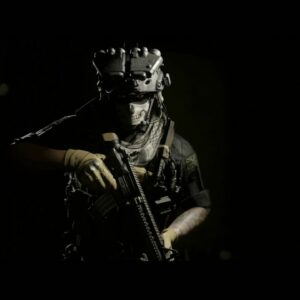Ghost équipé de lunettes de vision nocturne dans Modern Warfare 4