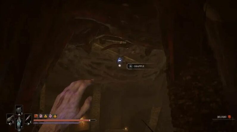 Point de grappin dans les passages souterrains de Valor Mortis