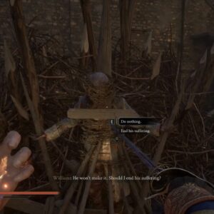Choix Do nothing et End his suffering face au soldat de Misericorde dans Valor Mortis