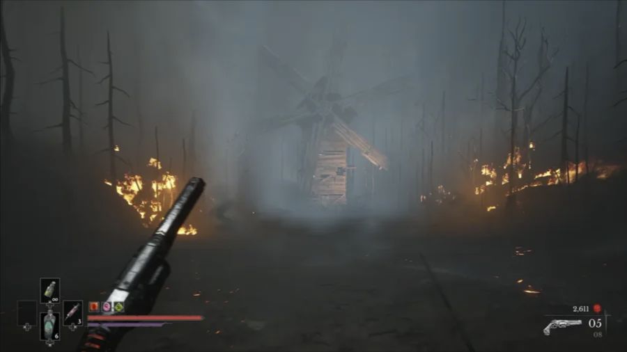 Le moulin Slaughtermill dans son arène extérieure de Valor Mortis